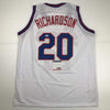Autographed/Signed Micheal Ray Richardson New York White Basketball Jersey PSA/DNA COA