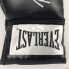Autographed/Signed Mike Tyson Black Everlast Boxing Glove JSA COA