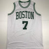 Autographed/Signed Nate Tiny Archibald Boston White Basketball Jersey JSA COA