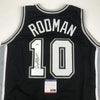Autographed/Signed Dennis Rodman San Antonio Black Basketball Jersey PSA/DNA COA by Hall of Fame Sports Memorabilia