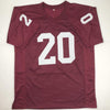 Autographed/Signed Billy Sims 78 Heisman Oklahoma Maroon College Football Jersey JSA COA