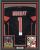 Framed Autographed/Signed Kyler Murray Arizona 35x39 Color Rush Football Jersey Beckett BAS COA