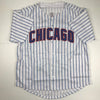 Autographed/Signed Mark Grace Chicago Pinstripe Baseball Jersey JSA COA by Hall of Fame Sports Memorabilia