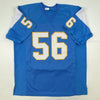 Autographed/Signed Shawne Merriman San Diego Powder Blue Football Jersey Beckett BAS COA by Hall of Fame Sports Memorabilia