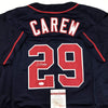 Autographed/Signed Rod Carew Minnesota Dark Blue Baseball Jersey JSA COA