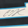 Framed Autographed/Signed Curtis Samuel 35x39 Carolina Black Football Jersey JSA COA