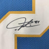 Framed Autographed/Signed LaDainian Tomlinson 35x39 San Diego Powder Blue Football Jersey JSA COA