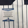 Autographed/Signed Johan Santana Minnesota Pinstripe Baseball Jersey Beckett BAS COA