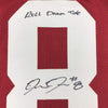 Autographed/Signed Josh Jacobs Roll Tide Alabama Red College Football Jersey Beckett BAS COA