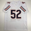 Autographed/Signed Khalil Mack Chicago White Football Jersey Beckett BAS COA