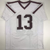 Autographed/Signed Mike Evans Texas A&M White College Football Jersey PSA/DNA COA