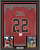 Framed Autographed/Signed Keanu Neal 35x39 Atlanta Color Rush Football Jersey PSA/DNA COA