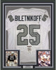 Framed Autographed/Signed Fred Biletnikoff HOF 88 35x39 Oakland Color Rush Football Jersey JSA COA