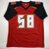 Autographed/Signed Shaquil Barrett Tampa Bay Red Football Jersey PSA/DNA COA