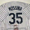 Autographed/Signed Mike Mussina New York Pinstripe Baseball Jersey JSA COA