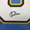 Framed Autographed/Signed Derwin James 35x39 Los Angeles LA Powder Blue Football Jersey PSA/DNA COA