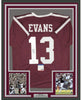Framed Autographed/Signed Mike Evans 35x39 Texas A&M Maroon College Football Jersey PSA/DNA COA