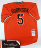 Autographed/Signed Brooks Robinson Inscribed HOF 83 Baltimore Orioles Custom Jersey JSA COA