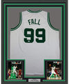 Framed Autographed/Signed Tacko Fall 35x39 Boston White Basketball Jersey PSA/DNA COA