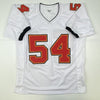 Autographed/Signed Lavonte David Tampa Bay White Football Jersey JSA COA