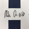 Framed Autographed/Signed Mike Gesicki 35x39 Penn State Blue College Football Jersey JSA COA