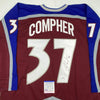 Autographed/Signed JT J.T. Compher Colorado Maroon Hockey Jersey PSA/DNA COA