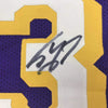 Autographed/Signed Shaquille Shaq O'Neal Los Angeles LA Purple Basketball Jersey Beckett BAS COA by Hall of Fame Sports Memorabilia