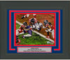 Framed Autographed/Signed James White Inscribed Super Bowl 51 GW TD New England Patriots 8x10 Football Photo Beckett BAS COA