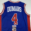 Autographed/Signed Joe Dumars Detroit Blue Basketball Jersey JSA COA