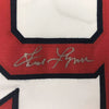 Autographed/Signed Fred Lynn Boston White Baseball Jersey JSA COA by Hall of Fame Sports Memorabilia
