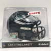 Autographed/Signed Zach Ertz Philadelphia Eagles Football Mini Helmet Beckett BAS COA