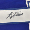 Framed Autographed/Signed Guy LaFleur 35x39 Montreal Red Hockey Jersey JSA COA