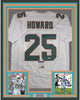 Framed Autographed/Signed Xavien Howard 35x39 Miami White Football Jersey PSA/DNA COA