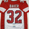 Autographed/Signed Budda Baker Arizona White Football Jersey Beckett BAS COA
