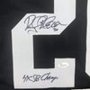 Autographed/Signed Rocky Bleier 4x SB Champ Pittsburgh Black Football Jersey JSA COA