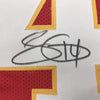 Framed Autographed/Signed Sammy Watkins 35x39 Kansas City Red Football Jersey Beckett BAS COA