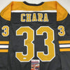 Autographed/Signed Zdeno Chara Boston Black Hockey Jersey JSA COA