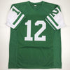 Autographed/Signed Joe Namath New York Green Football Jersey JSA COA