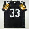 Autographed/Signed Merril Hoge Pittsburgh Black Football Jersey JSA COA by Hall of Fame Sports Memorabilia