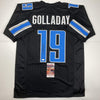 Autographed/Signed Kenny Golladay Detroit Black Football Jersey JSA COA