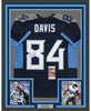 Framed Autographed/Signed Corey Davis 35x39 Tennessee 2018 Dark Blue Football Jersey JSA COA