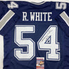 Autographed/Signed Randy White HOF 94 Dallas Blue Football Jersey JSA COA