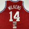 Autographed/Signed Lenny Wilkens St. Louis Red Basketball Jersey JSA COA