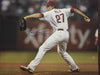 Autographed/Signed Aaron Nola Philadelphia Phillies 16x20 Baseball Photo PSA/JSA Pass Guaranteed