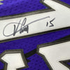 Autographed/Signed Vince Carter Toronto Raptors Purple Basketball Jersey Beckett BAS COA