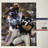 Autographed/Signed David Tyree The Catch Super Bowl XLII New York Giants 8x10 Football Photo PSA/DNA COA