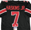 Autographed/Signed Dwayne Haskins Jr. Ohio State Black College Football Jersey JSA COA