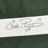 Framed Autographed/Signed Chad Pennington 35x39 New York Green Football Jersey Beckett BAS COA