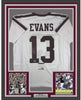 Framed Autographed/Signed Mike Evans 35x39 Texas A&M White College Football Jersey PSA/DNA COA