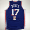 Autographed/Signed JJ J.J. Redick Philadelphia Blue Basketball Jersey JSA COA